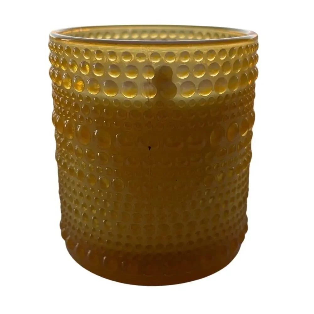 Foundry Candle Co. Birthday Cake 4.9oz Scented Candle in Hobnail Textured Glass